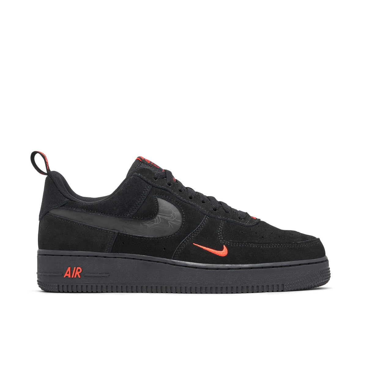 Nike Air Force 1 '07 LV8 
"Multi-Swoosh Black Crimson"