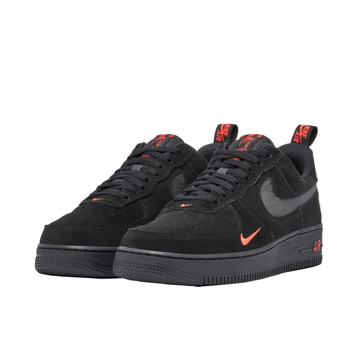 Nike Air Force 1 '07 LV8 
"Multi-Swoosh Black Crimson"