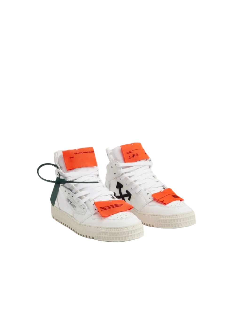 Off-White Off-Court 3.0 High-Top Sneakers in White.