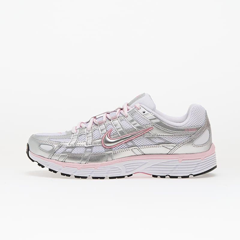 Nike Women's P-6000 "White-Elemental Pink-Metallic Silver-Black"