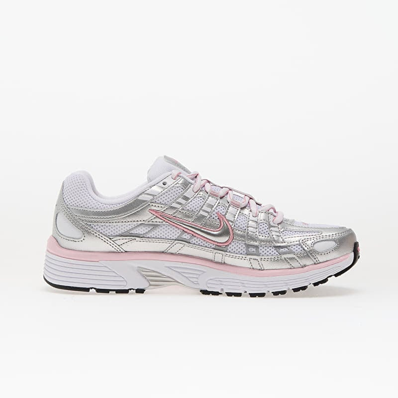 Nike Women's P-6000 "White-Elemental Pink-Metallic Silver-Black"
