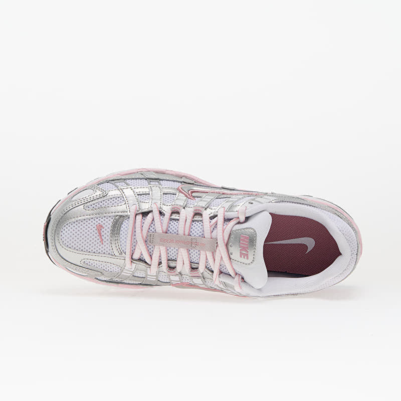 Nike Women's P-6000 "White-Elemental Pink-Metallic Silver-Black"
