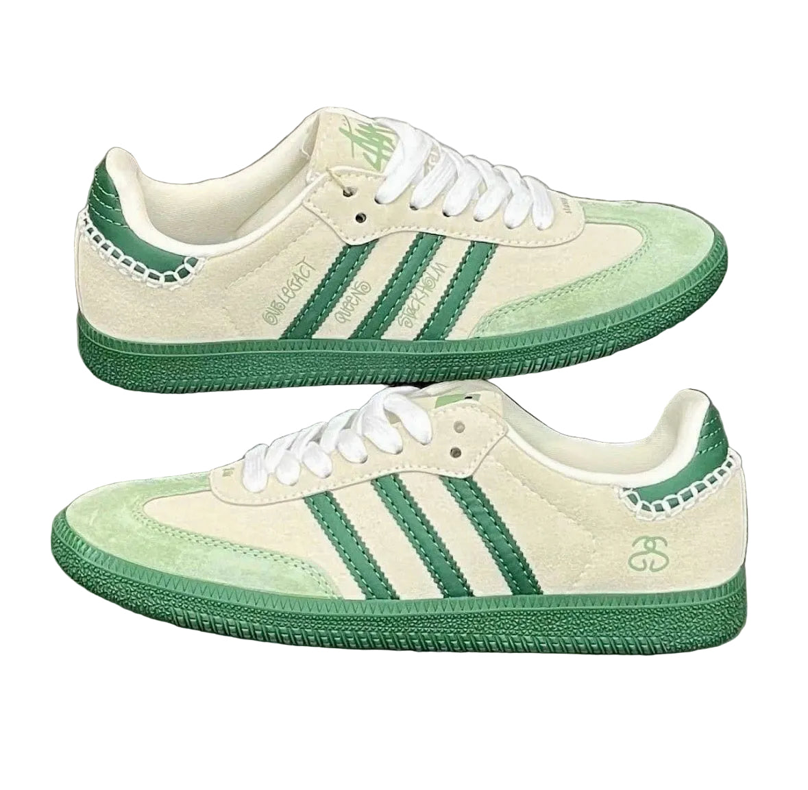 Adidas Stussy Samba "White Green"