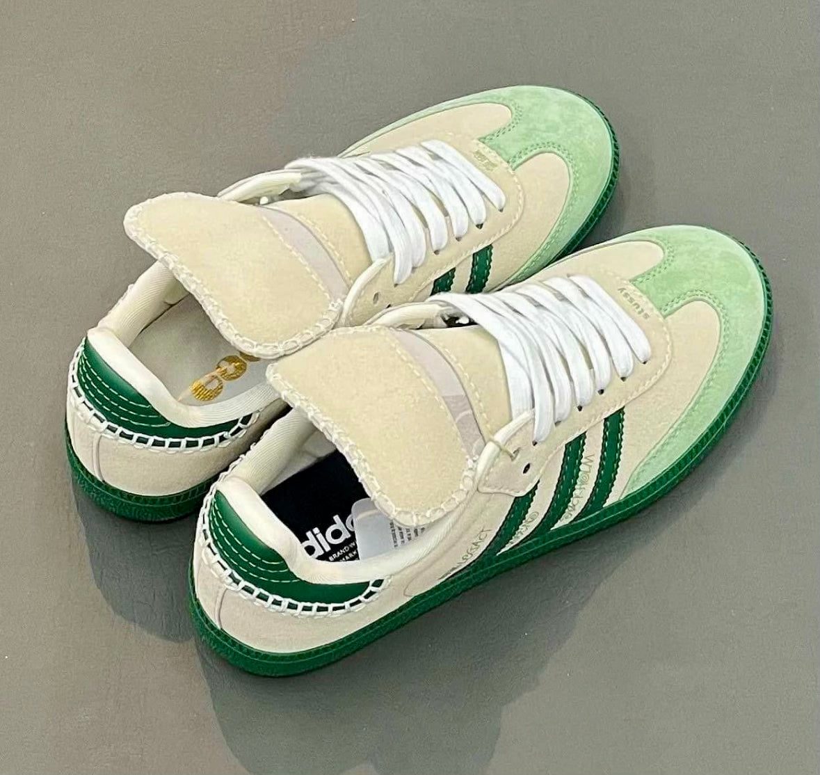 Adidas Stussy Samba "White Green"