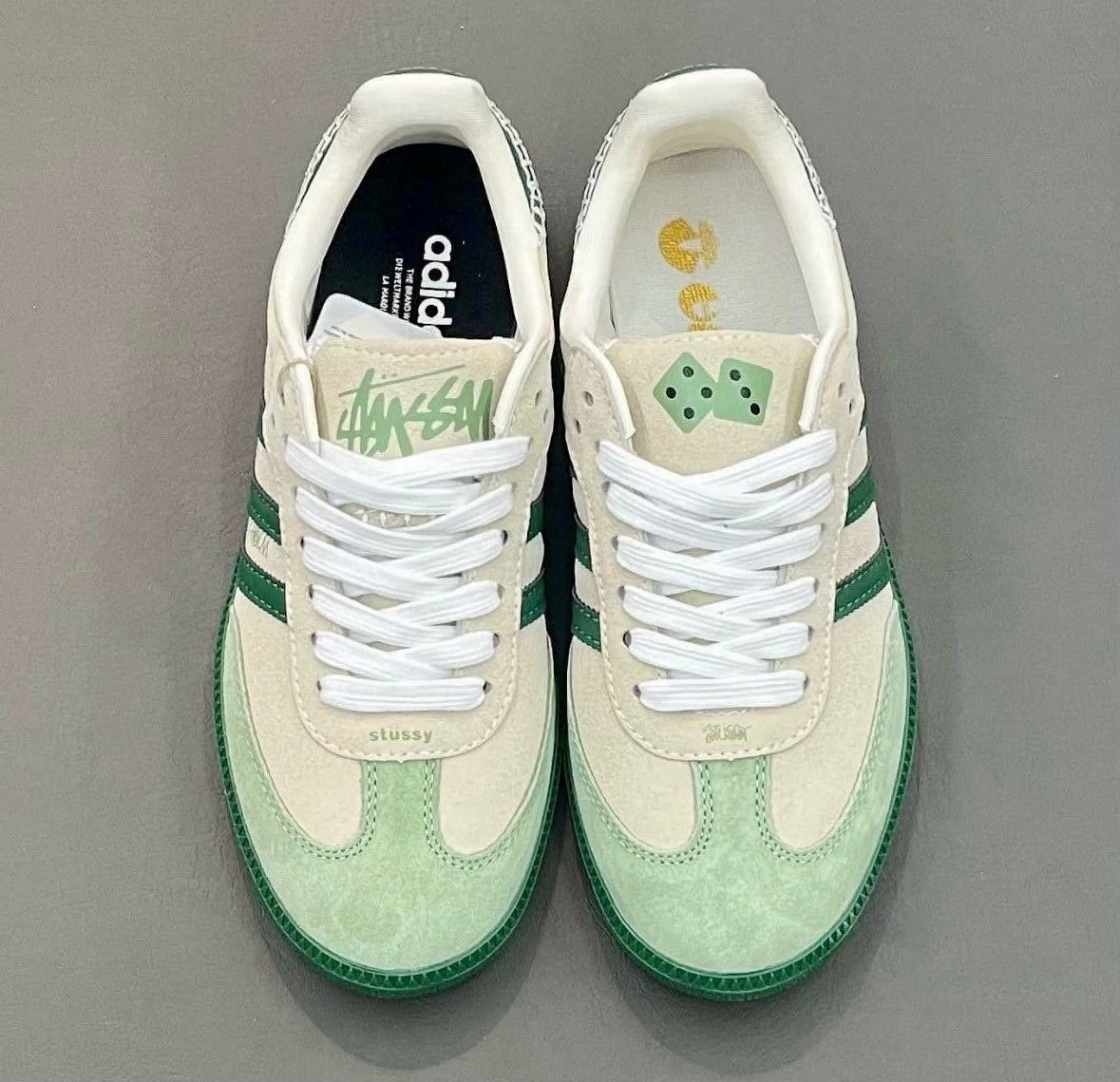 Adidas Stussy Samba "White Green"