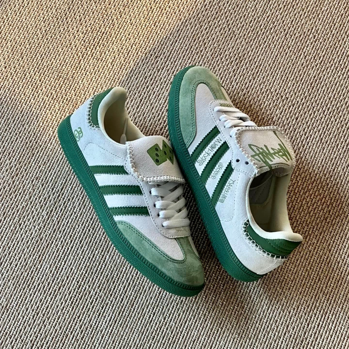 Adidas Stussy Samba "White Green"