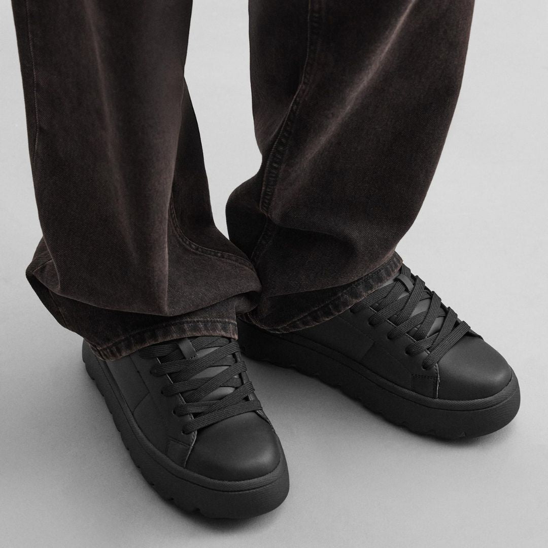 Zara Monochrome Chunky Sole Trainer.