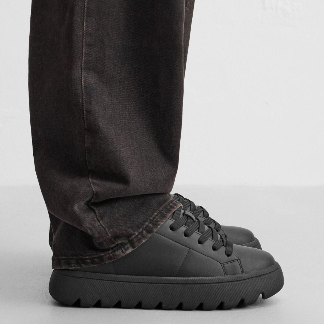 Zara Monochrome Chunky Sole Trainer.