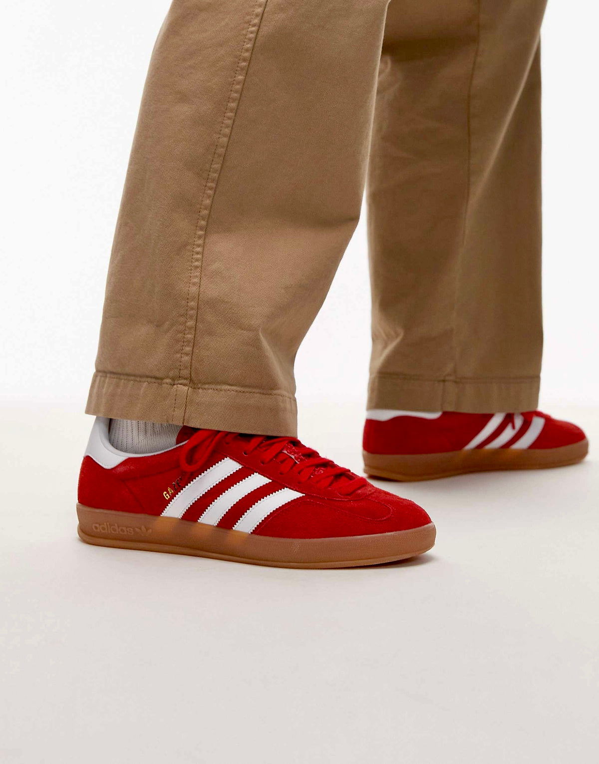 Adidas Gazelle Indoor sneakers "Better Scarlet-Cloud White-Gum"
