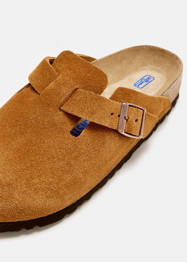 Birkenstock Boston Suede Clog "Mink"
