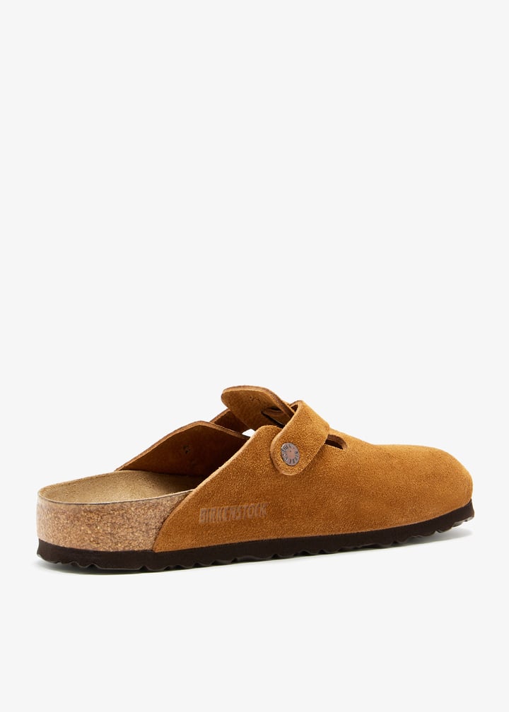 Birkenstock Boston Suede Clog "Mink"