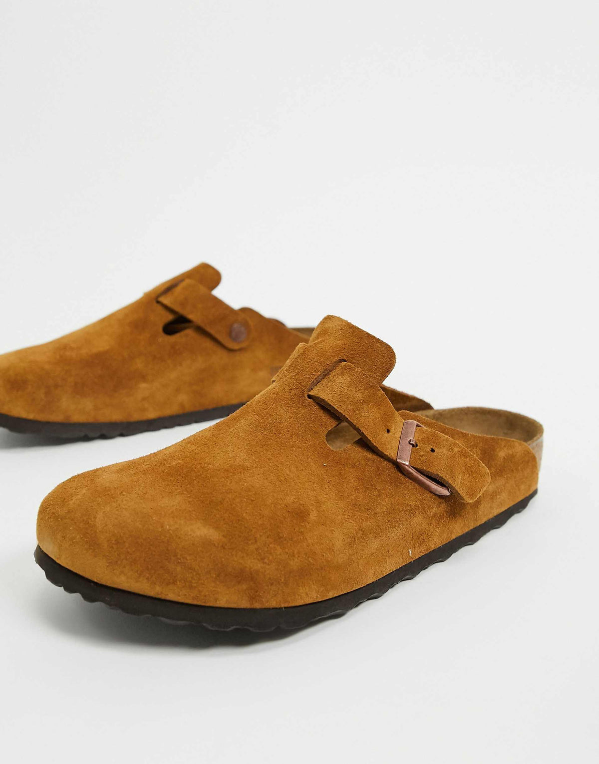 Birkenstock Boston Suede Clog "Mink"