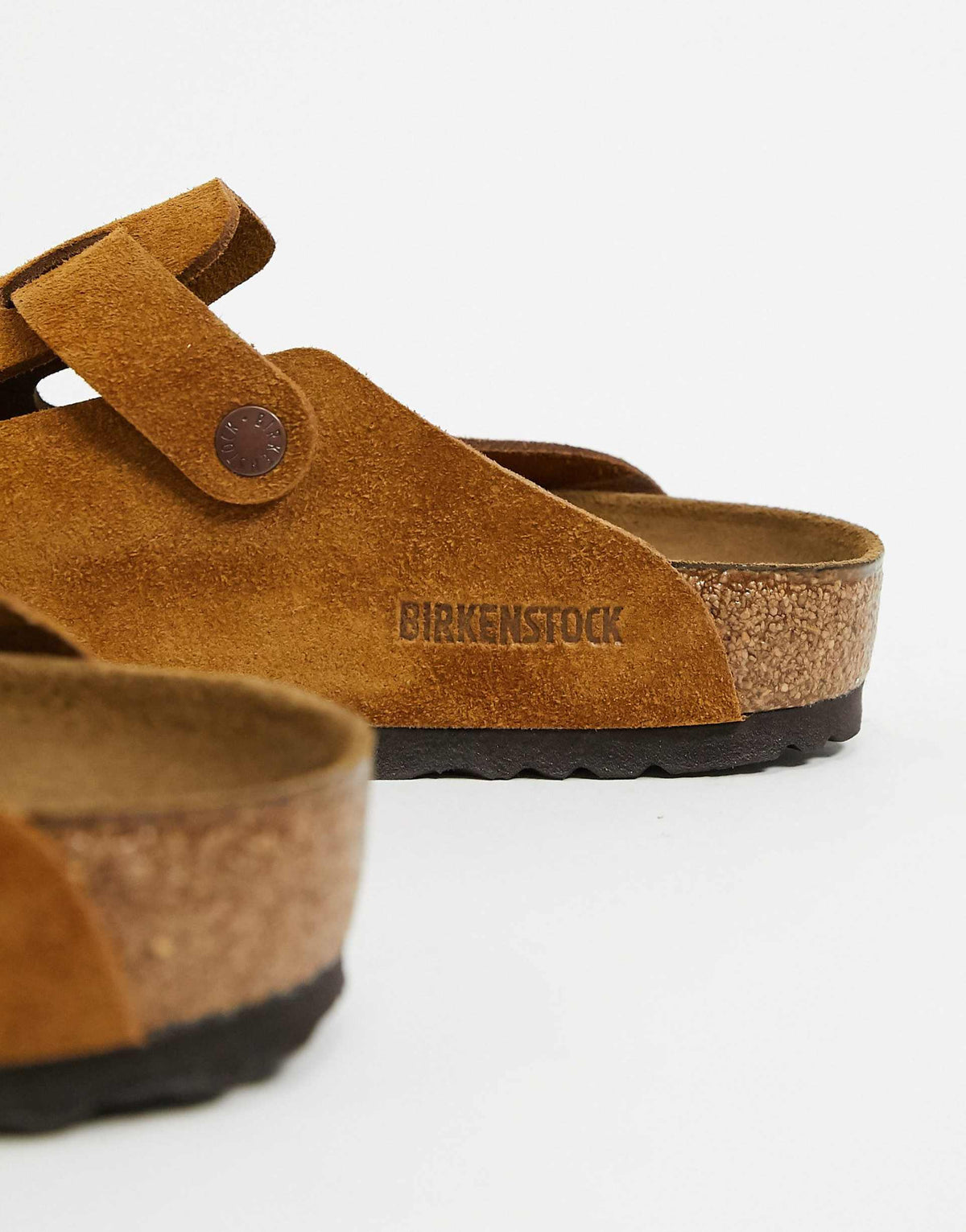 Birkenstock Boston Suede Clog "Mink"