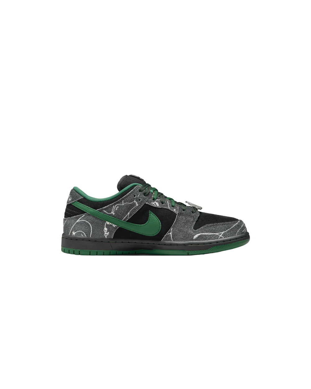 Nike SB Dunk Low Pro x There Skateboards "Anthracite & Gorge Green"