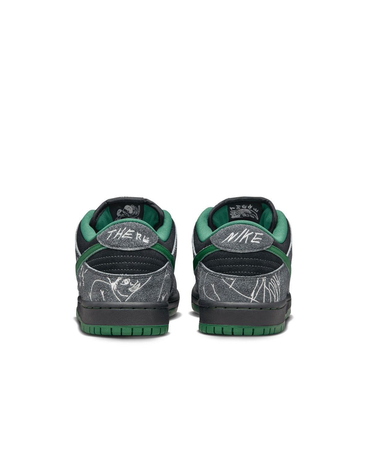 Nike SB Dunk Low Pro x There Skateboards "Anthracite & Gorge Green"