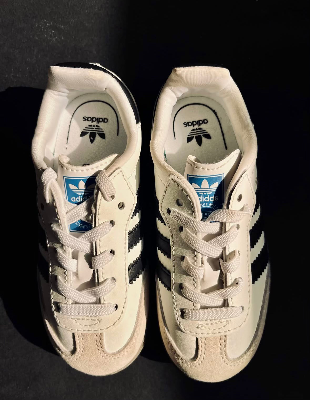 Adidas Samba OG Shoes "Cloud White - Core Black"