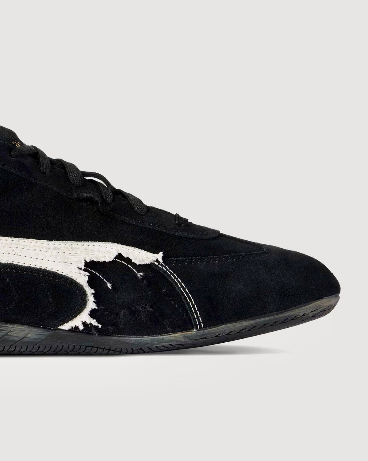 Puma x Balenciaga Speedcat Suede Distressed 'Black & White'