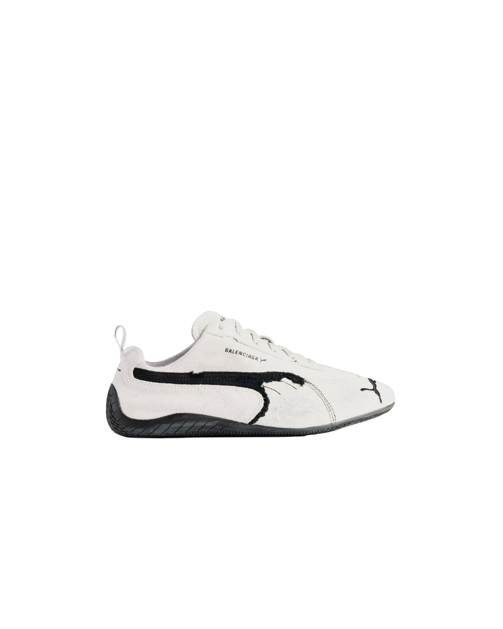 Puma x Balenciaga Speedcat Suede Distressed 'White Black'