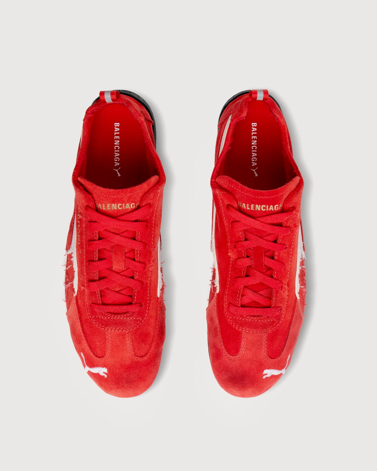 Puma x Balenciaga Speedcat Suede Distressed 'Striking Red'