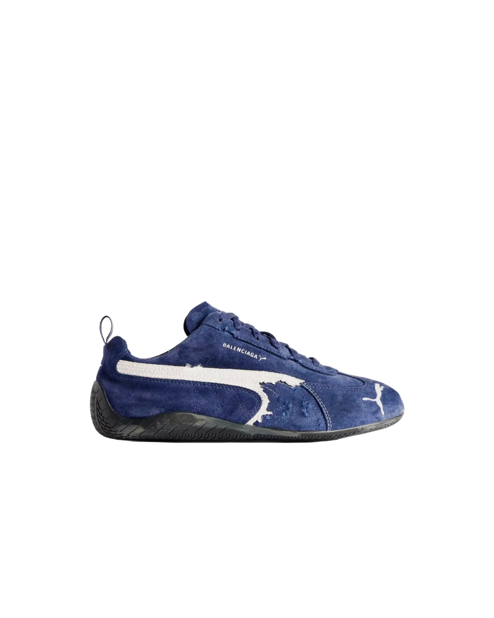 Puma x Balenciaga Speedcat Suede Distressed 'Navy Blue'