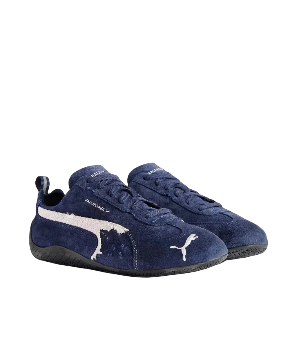 Puma x Balenciaga Speedcat Suede Distressed 'Navy Blue'