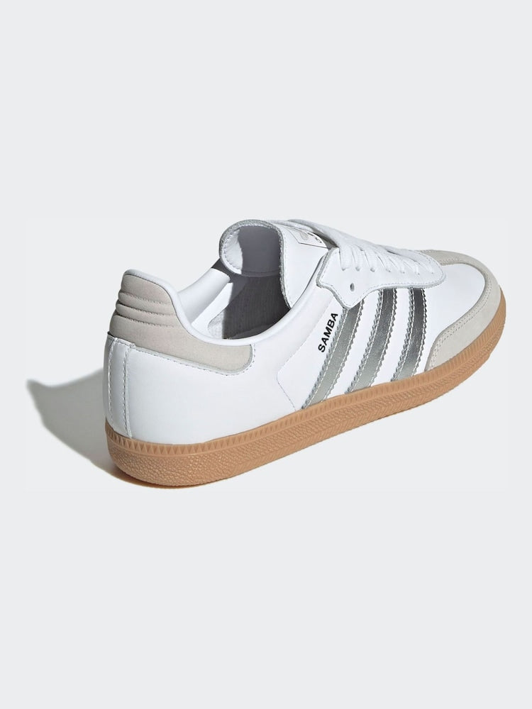Adidas Samba OG "White Silver Metallic Grey"