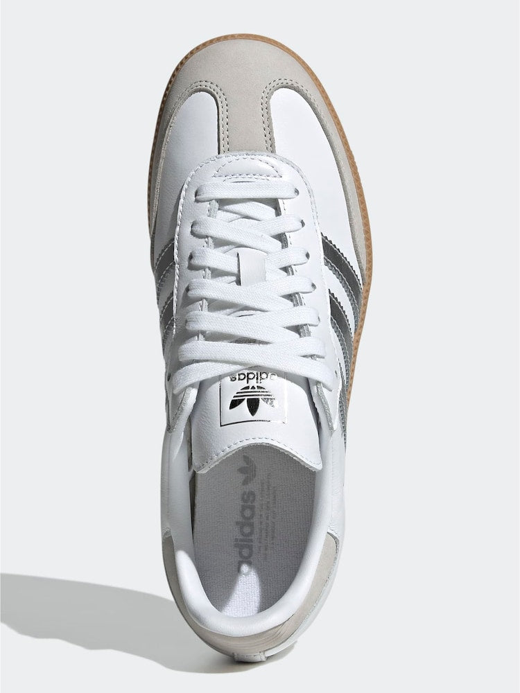 Adidas Samba OG "White Silver Metallic Grey"