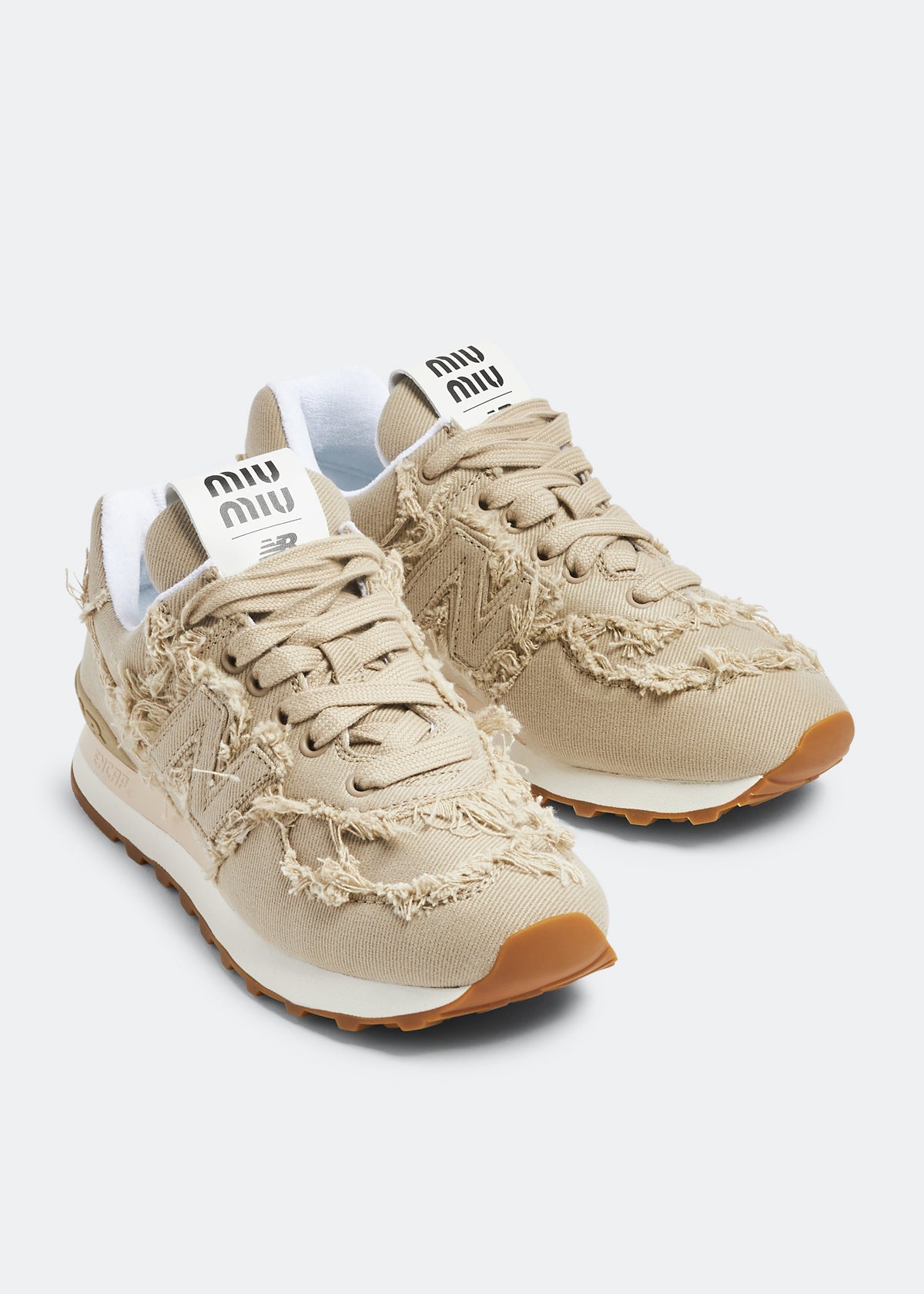 New Balance 574 x Miu Miu Denim "Colonial Beige"
