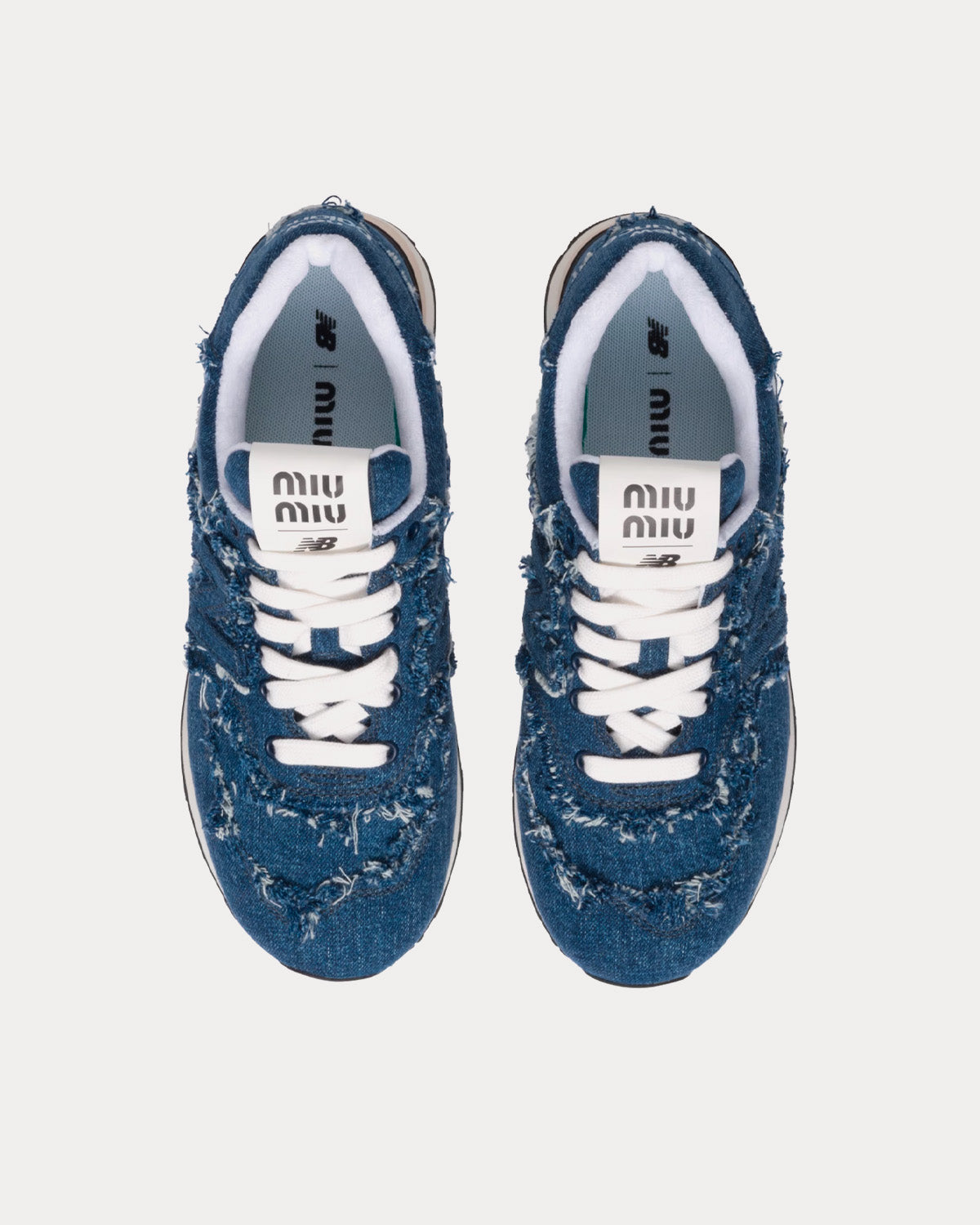 New Balance 574 x Miu Miu Denim Sneakers 'Blue'