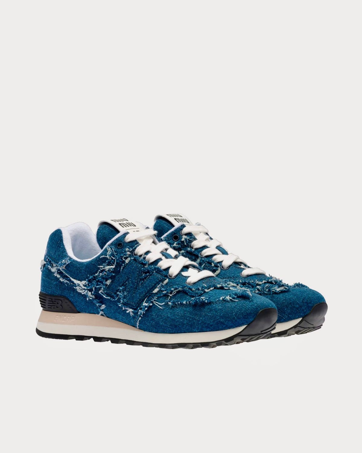 New Balance 574 x Miu Miu Denim Sneakers 'Blue'