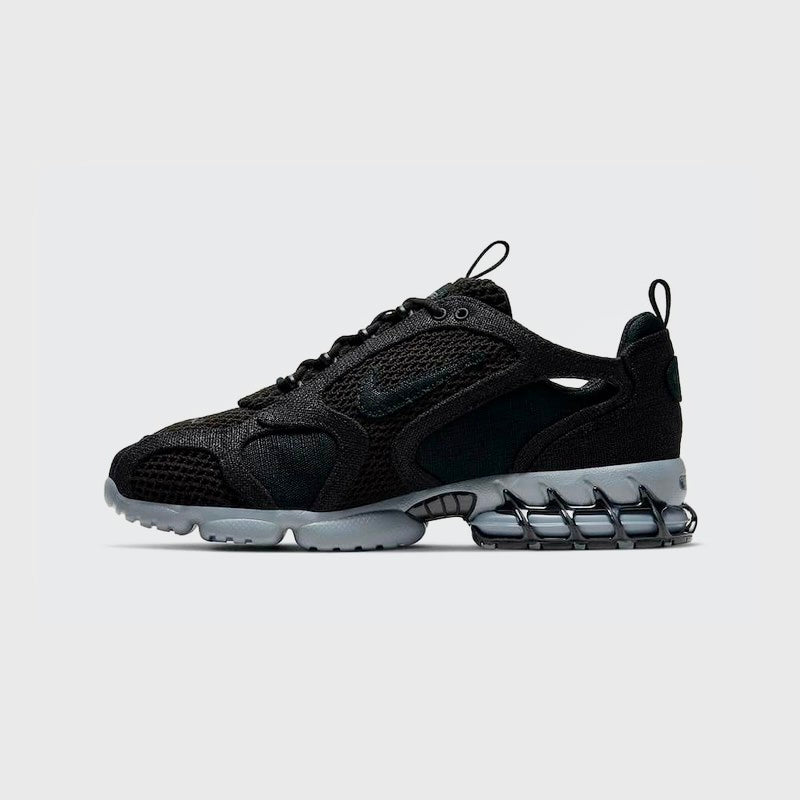 NIKE Stüssy Air Zoom 'Spiridon Cage 2' "Cool Black Grey"