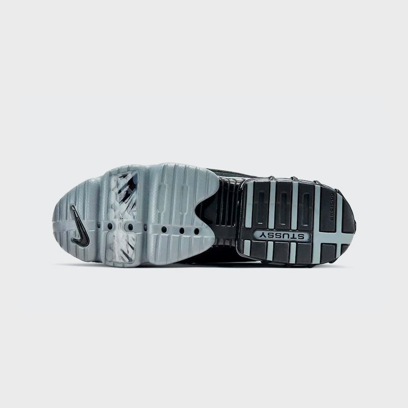 NIKE Stüssy Air Zoom 'Spiridon Cage 2' "Cool Black Grey"