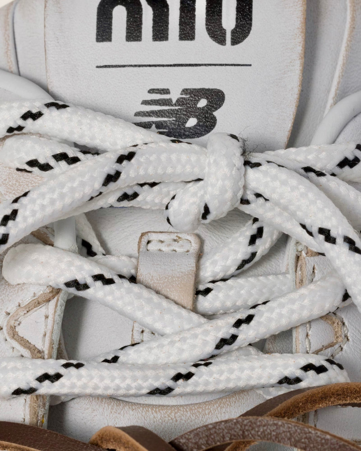 New Balance 530 SL x Miu Miu distressed-effect Mule in "White"