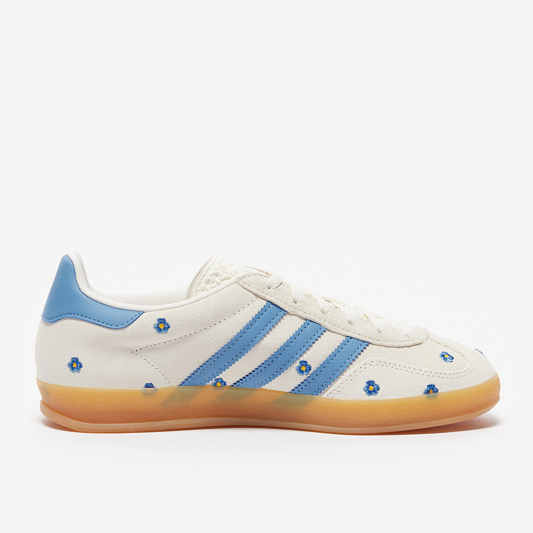 Adidas Gazelle Indoor "Light Blue Floral Embroidery"