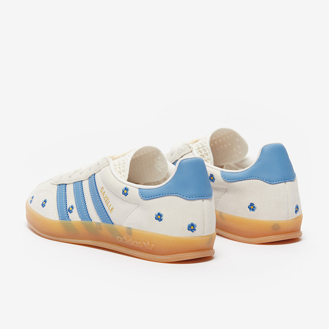Adidas Gazelle Indoor "Light Blue Floral Embroidery"