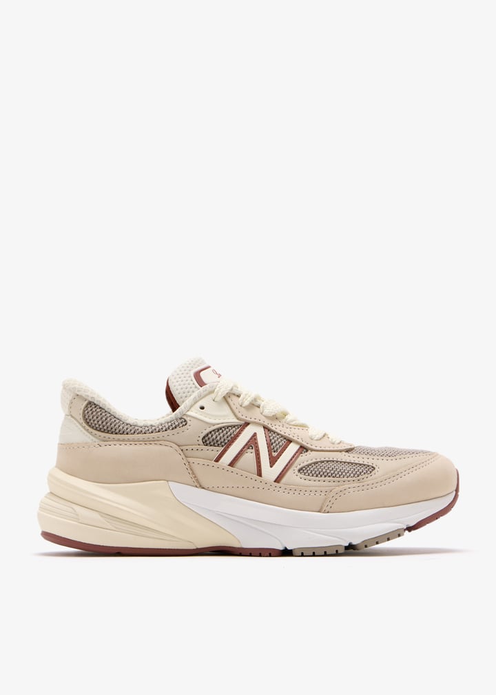 New Balance 990v6 in the "Raw Cashew"