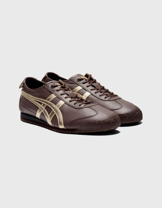 ASICS Onitsuka Tiger Mexico 66 SD "Licorice Brown/Champagne Gold"