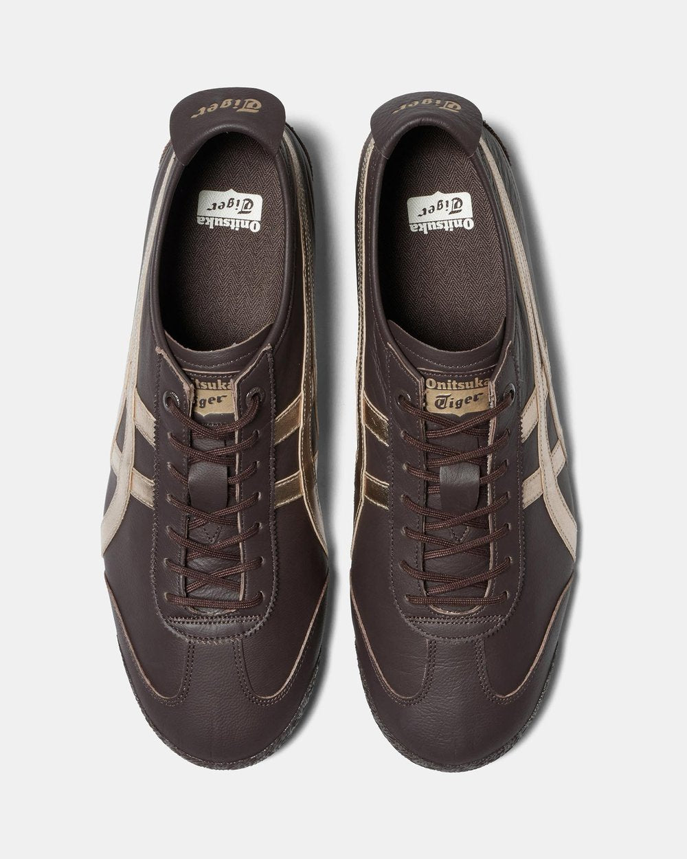ASICS Onitsuka Tiger Mexico 66 SD "Licorice Brown/Champagne Gold"