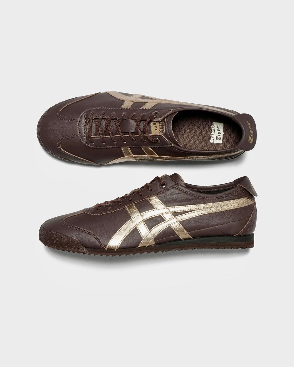 ASICS Onitsuka Tiger Mexico 66 SD "Licorice Brown/Champagne Gold"