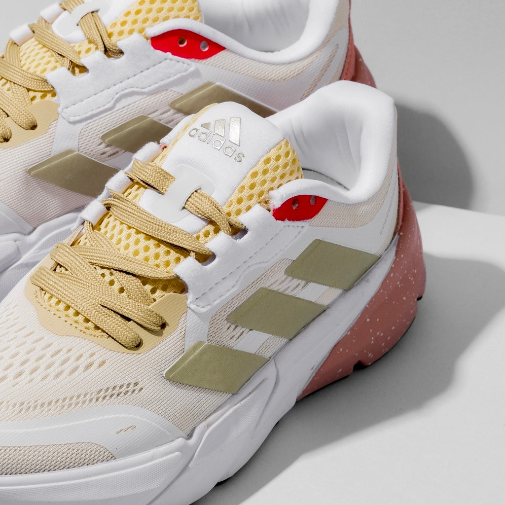 Adidas Adistar "Ecru Tint-Silver Metallic-Light Flash Orange"