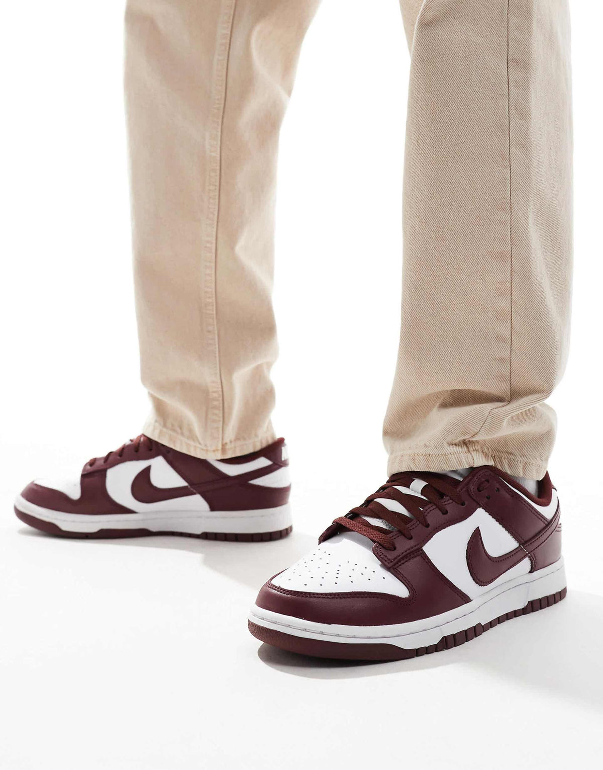 Nike Dunk Low Retro "White-Redwood-Gym Red"