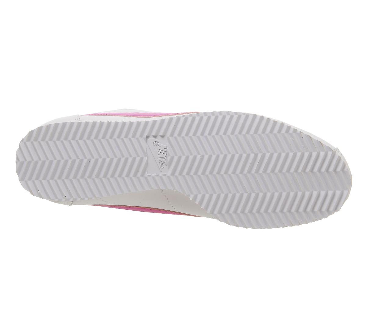 Nike Classic Cortez "White laser fuchsia and laser orange"