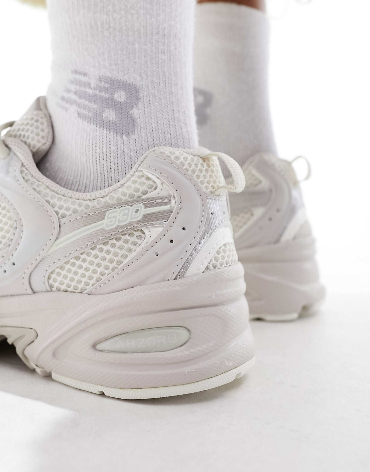 New Balance 530 all-white "Reflection"