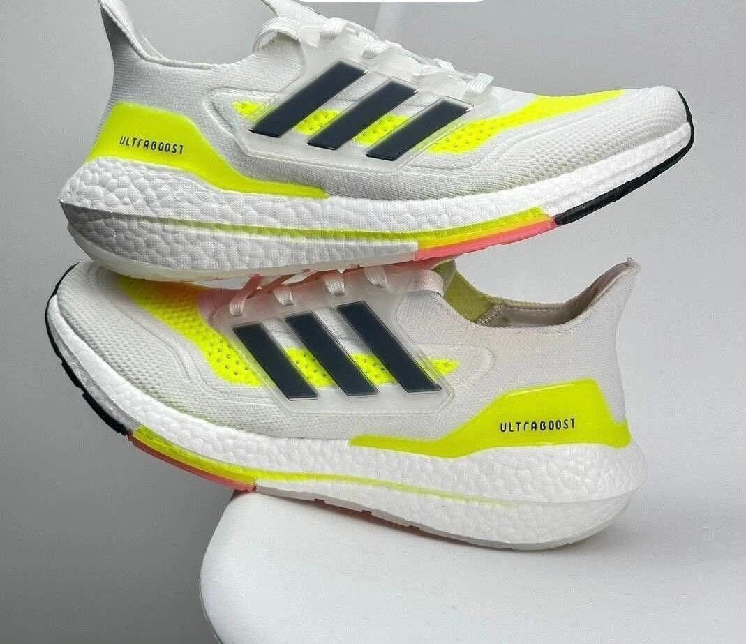 Adidas Ultraboost 21 "Cloud White Solar Yellow"