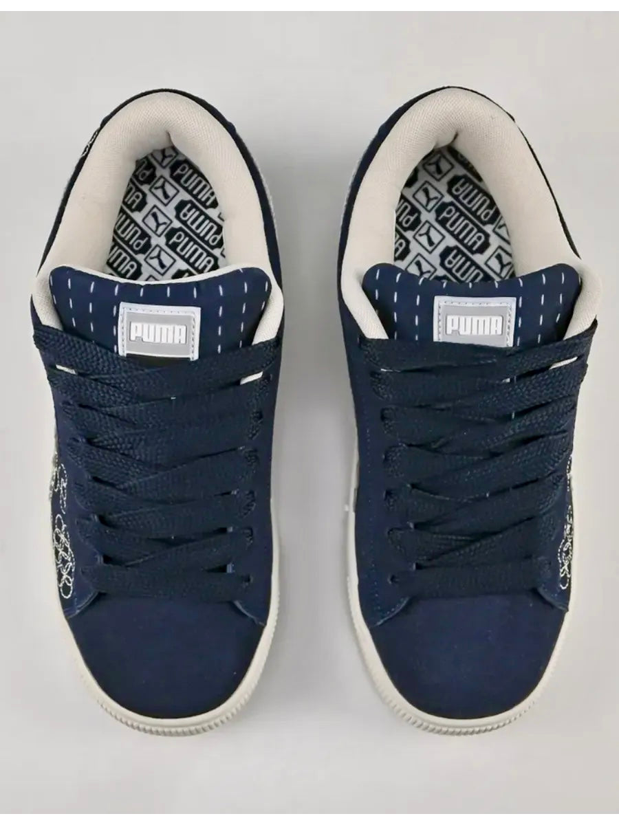 Puma Suede XL Skate "Sashiko" Navy-Vapor Grey