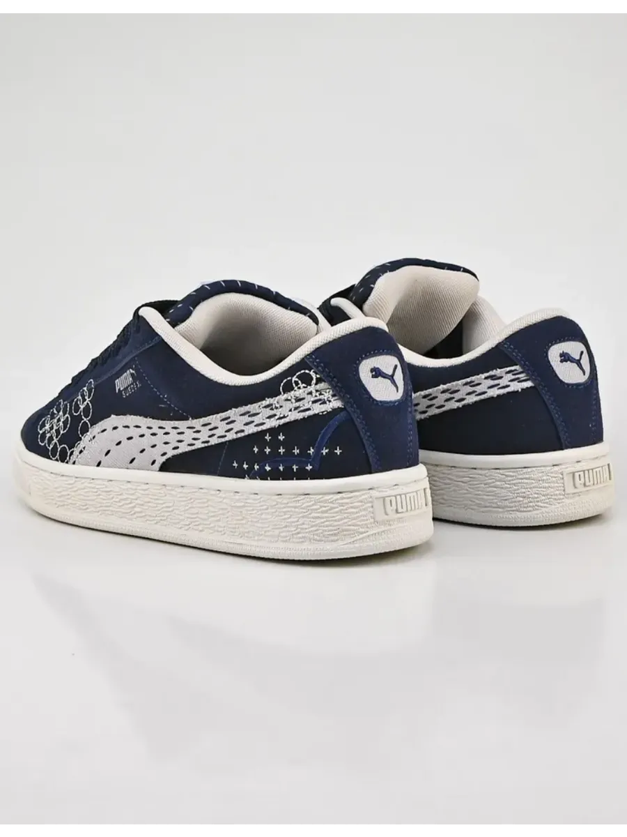 Puma Suede XL Skate "Sashiko" Navy-Vapor Grey