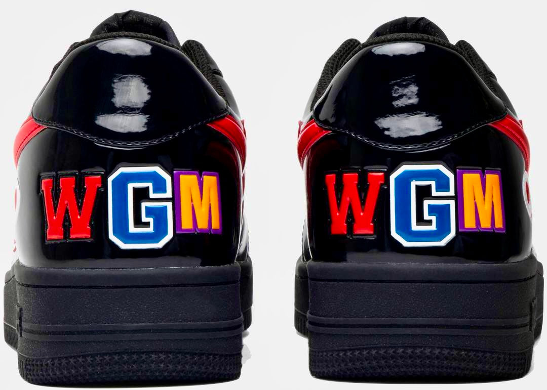 Bathing Ape Bapesta Low "Black Shark Face"