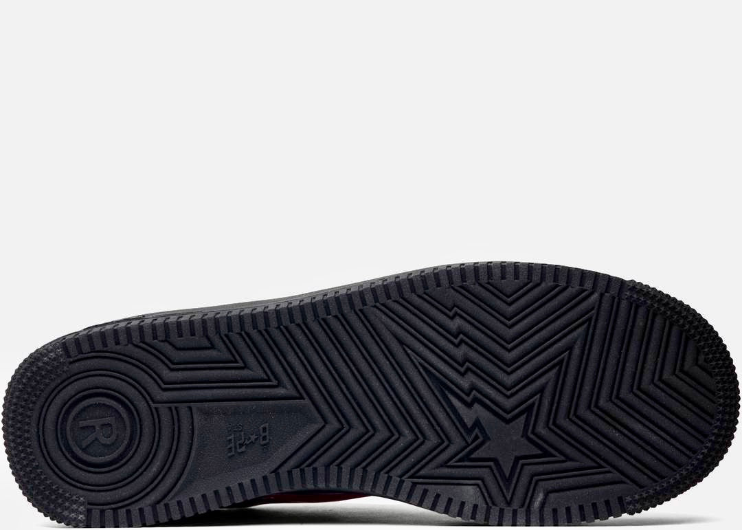 Bathing Ape Bapesta Low "Black Shark Face"