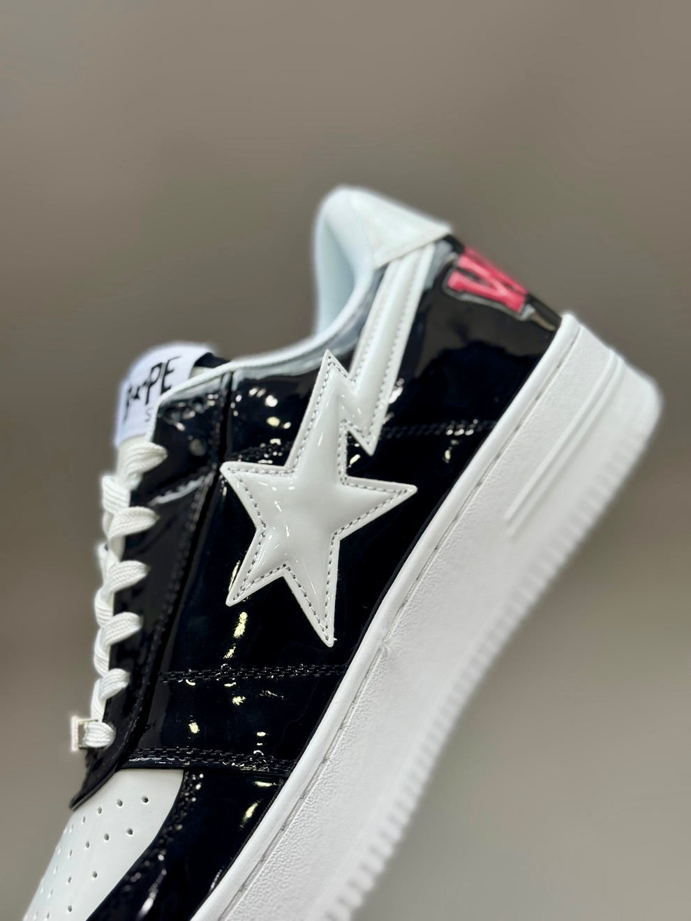 Bathing Ape Bape Sta Low 'Block Shark Black'