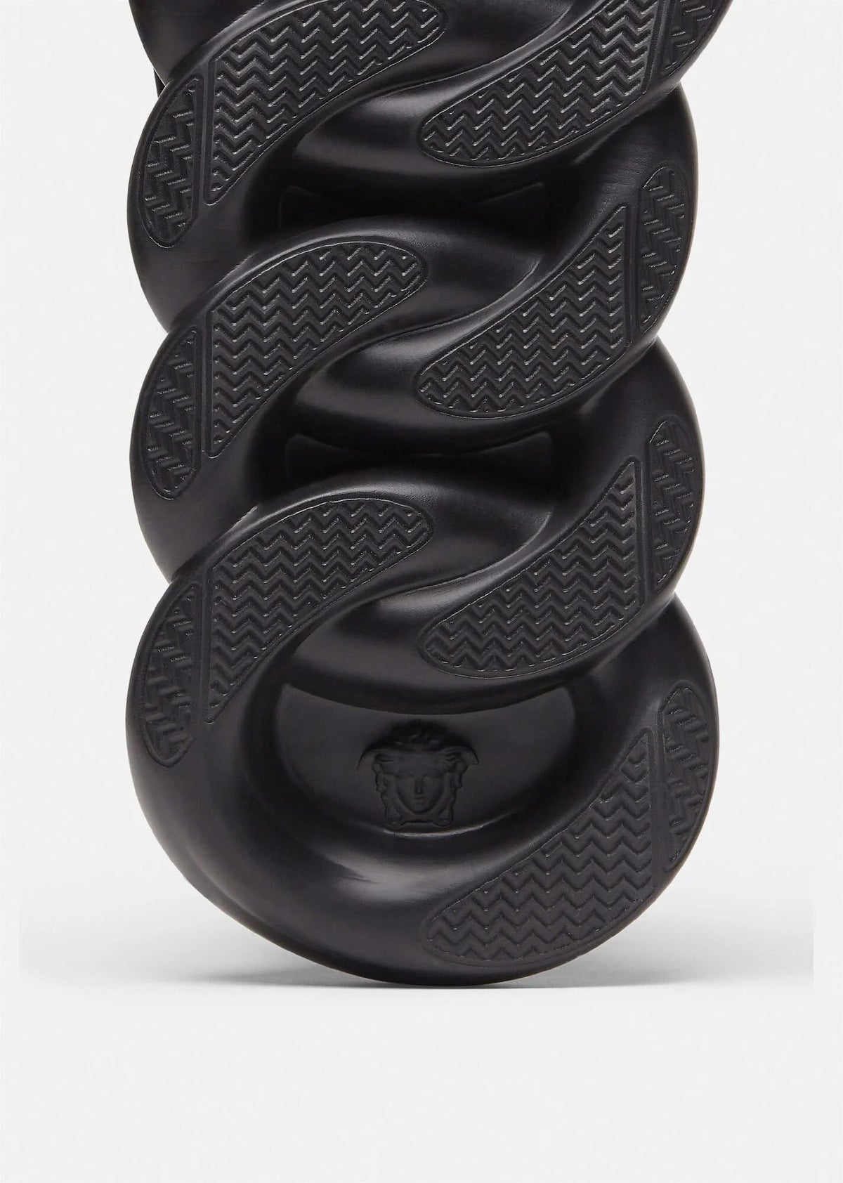 Versace Chain Reaction "Triple Black" Sneaker.